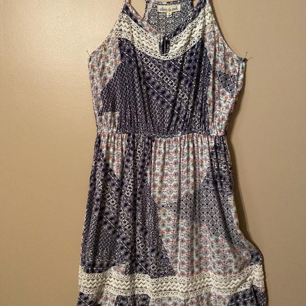 Olive & Oak  multi color blues   Size Medium